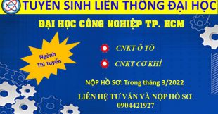 Tuyển sinh liên thông đại học công nghiệp tp.HCM