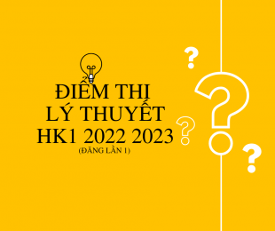 Điểm thi  lý thuyết hk1 2022 2023 (đăng lần 1)