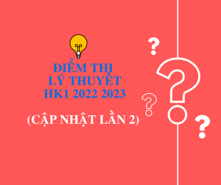 Điểm thi  lý thuyết hk1 2022 2023 (Cập nhật 2)
