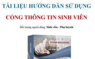 Hướng dẫn sử dụng công thông tin sinh viên trên giao diện mới.