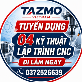 CÔNG TY TNHH TAZMO VIỆT NAM cần tuyển