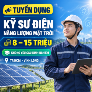 Tuyển Kỹ Sư Điện Mặt Trời